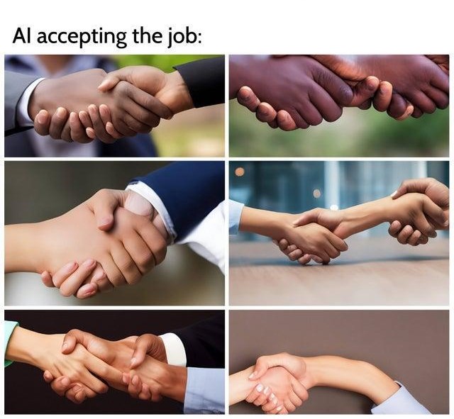 AI ręce
