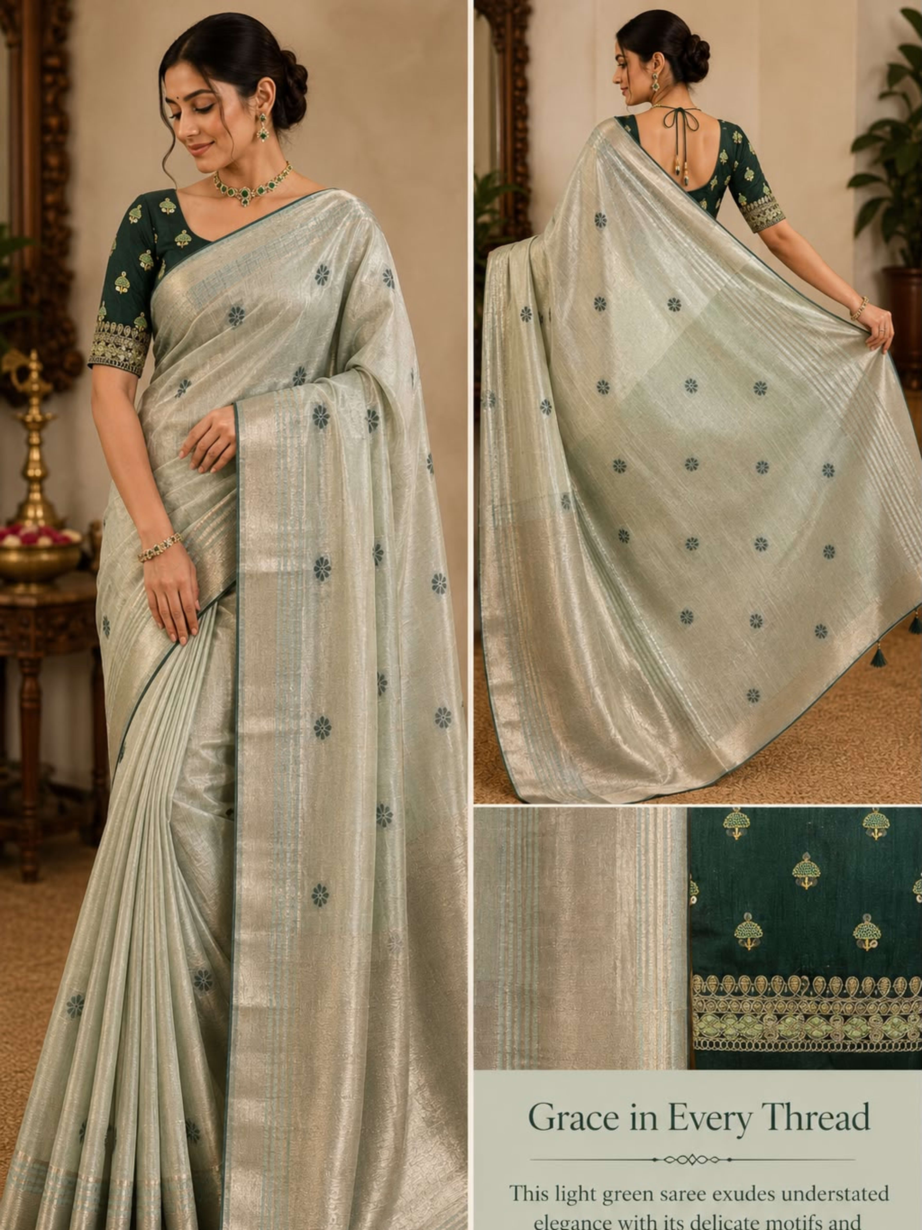 Organza Saree