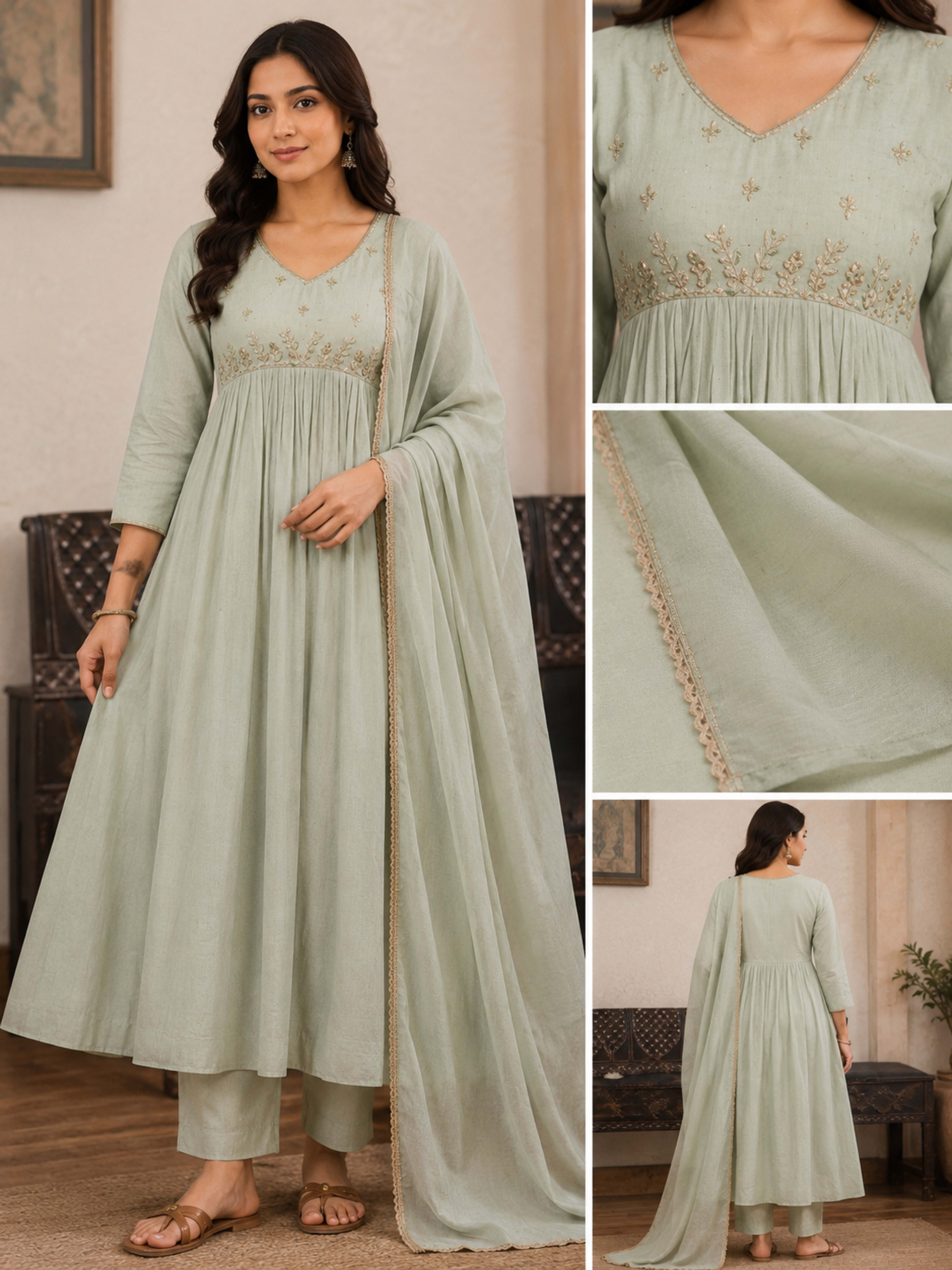 Garden Weave — Sage green