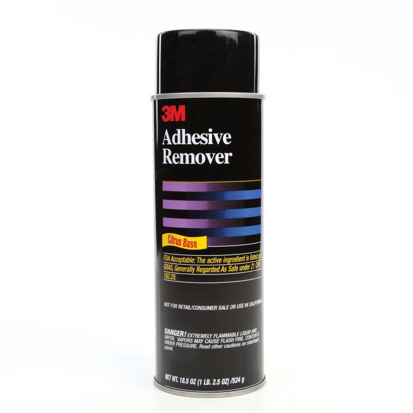 3M™ 6041 Flammable Adhesive Remover, 24 fl-oz Aerosol Can, Aerosol/Liquid Form, Pale Yellow, Sweet Odor/Scent
