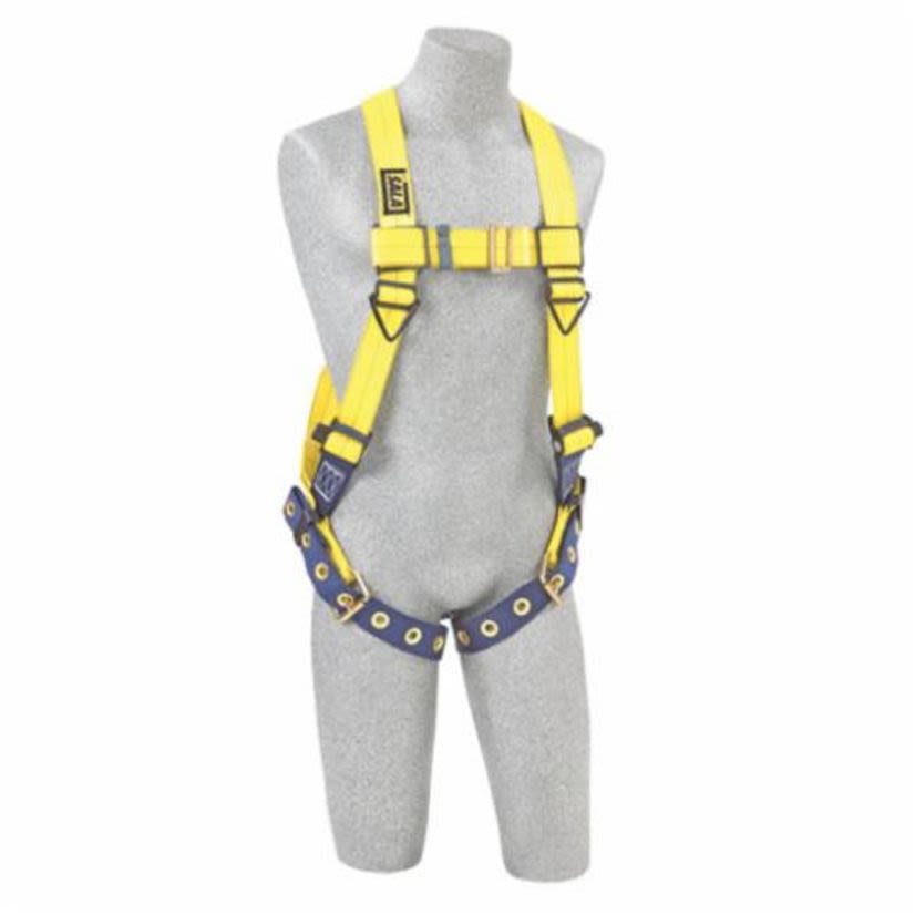3M™ DBI-SALA® Fall Protection 1101251 Delta™ Multi-Purpose Harness, S, 420 lb Load, Repel™ Polyester Strap, Tongue Leg Strap Buckle, Quick-Connect Chest Strap Buckle, Yellow