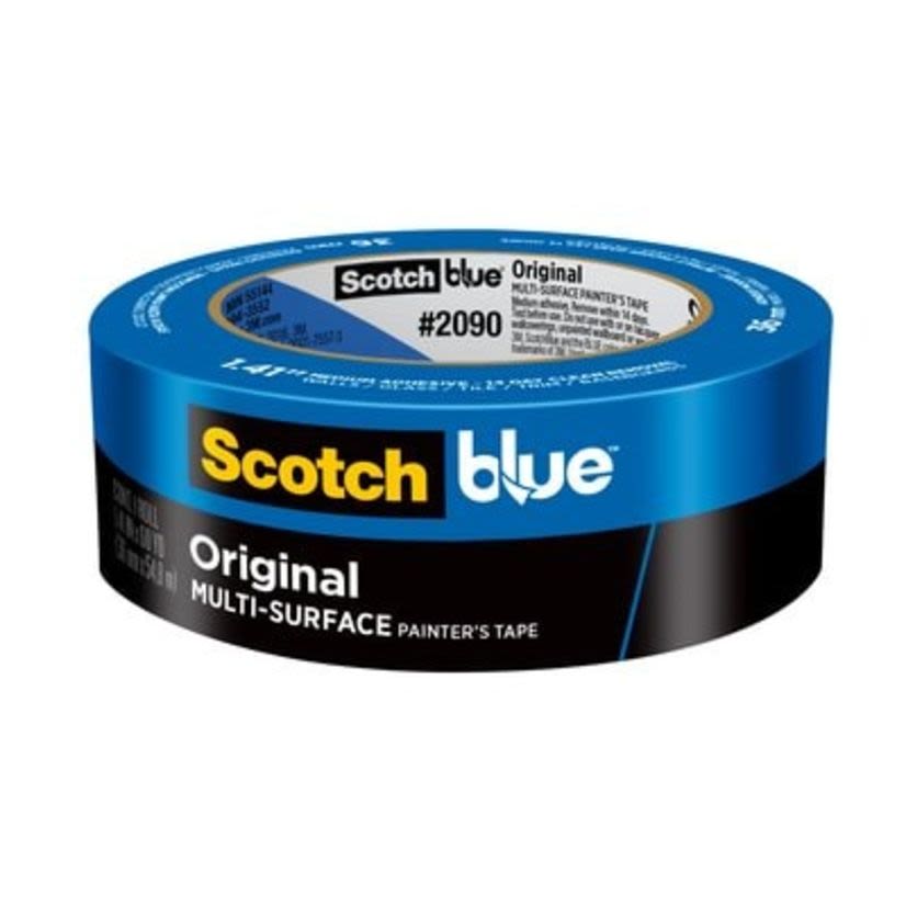 3M™ 2090 24E XS  ScotchBlue™ ORIGINAL Painter's Tape, .94 in x 45 yd (24 mm x 41,1 m), 1 Roll/Pack