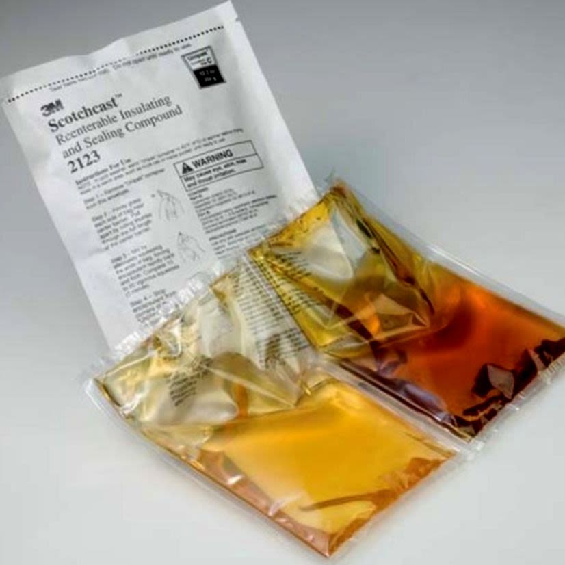 3M™ 2131C 2-Part Flame Retardant Compound, 21.5 oz Pouch, Liquid Form, Pungent Odor/Scent