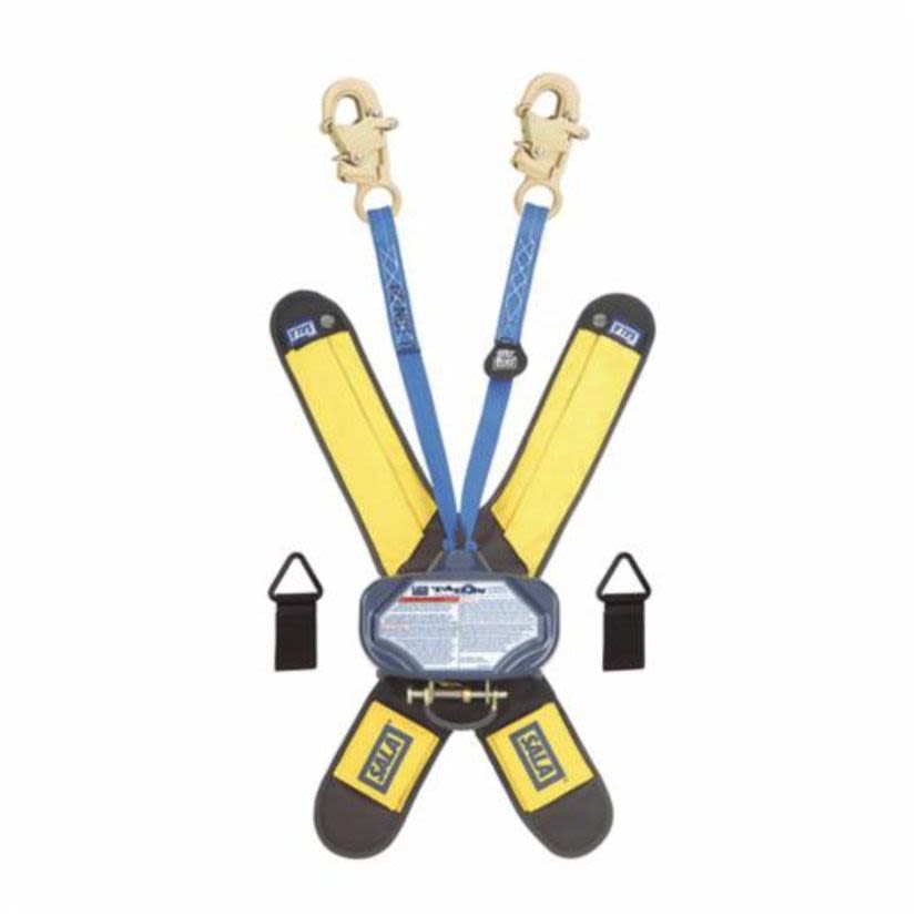 3M™ Protecta® Fall Protection 3102001 Quick-Connect Self-Retracting Twin Leg Lifeline With Snap Hook, 310 lb Load Capacity, 6 ft L, Specifications Met: ANSI Z359.14, ANSI A10.32, OSHA 1910.66, OSHA 1926.502