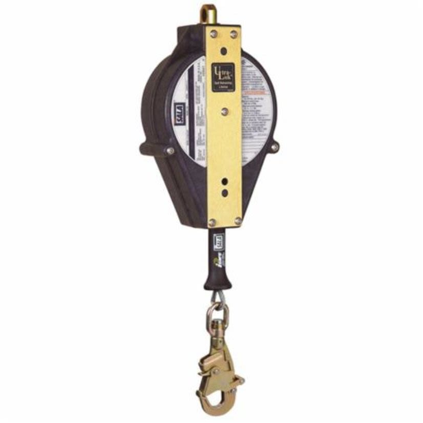 3M™ DBI-SALA® Fall Protection Ultra-Lok™ 3504430 Self-Retracting Lifeline With Swivel Snap Hook, 310 lb Load Capacity, 30 ft L, Specifications Met: ANSI A10.32, ANSI Z359.1, ANSI Z359.14, OSHA 1910.66, OSHA 1926.502