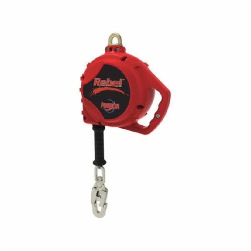 3M™ Protecta® Fall Protection 3590517 Rebel™ Self-Retracting Lifeline With Swivel Self-Locking Snap Hook, 420 lb Load Capacity, 20 ft L, Specifications Met: ANSI A10.32, ANSI Z359.1, ANSI Z359.14, OSHA 1910.66, OSHA 1926.502
