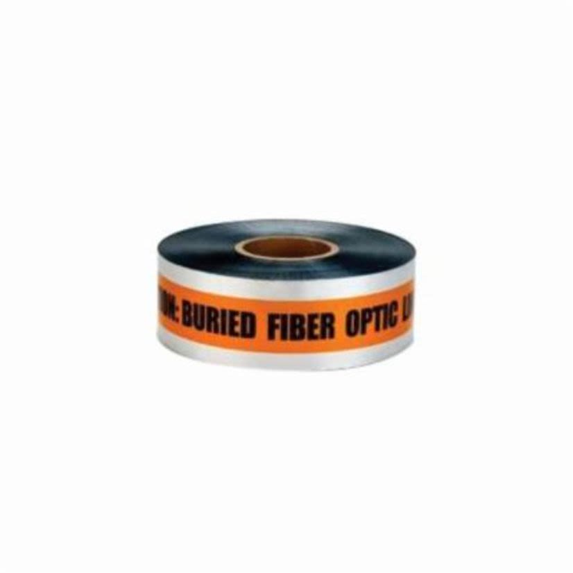 3M™ 7000133193  Scotch® 400 Detectable Buried Barricade Tape, Orange, 6 in W x 1000 ft L, Aluminum Foil
