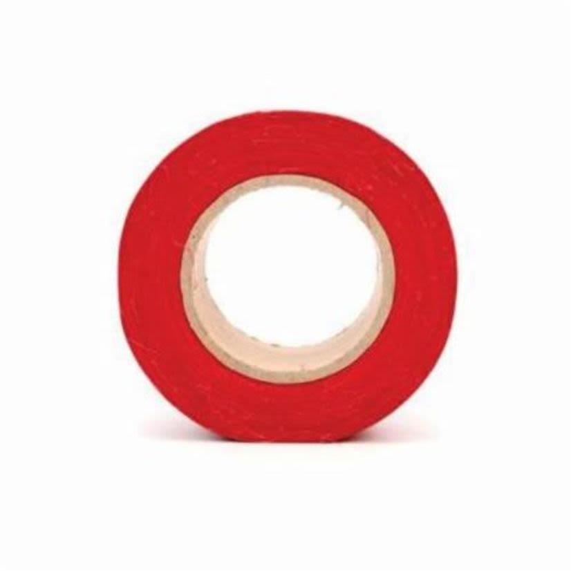 3M Scotch® 515-R-3X150FT 500 Repulpable Barricade Tape, 150 ft L x 3 in W, Red, Cotton Fabric