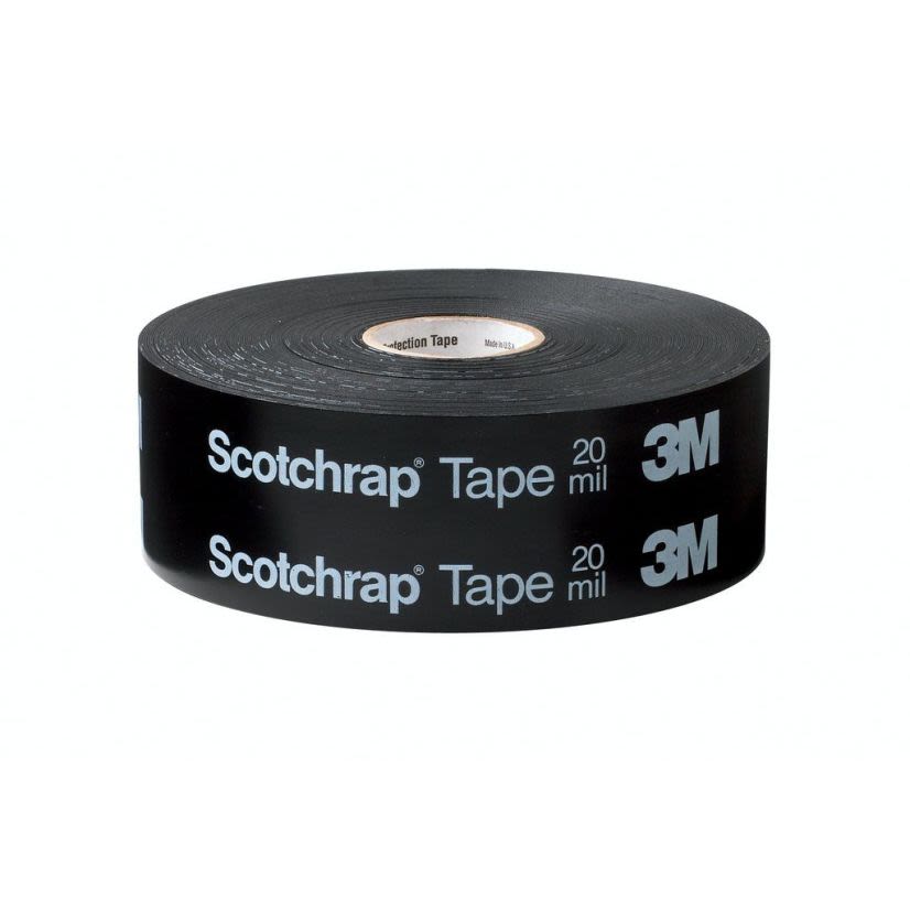 3M™ 7000057486  All Weather Unprinted Protection Tape, 100 ft L x 6 in W, 10 mil THK, Pressure Sensitive Rubber Adhesive, PVC Backing, Black