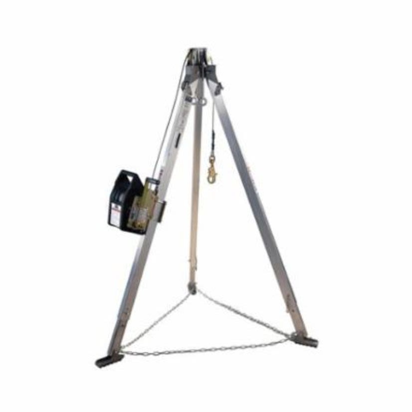 3M™ DBI-SALA® Fall Protection 8300030 Advanced™ Portable Tripod, 60 ft H, 350 lb Load, Anodized Aluminum/Polyethylene