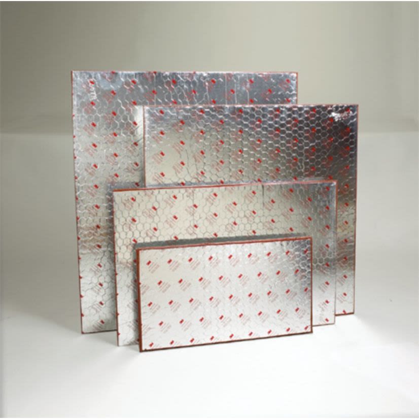 3M 7100011415 Fire Barrier Composite Sheet, 3 ft L x 3 ft W, 4 hr Fire Rating, Steel, ASTM E 814 (UL 1479)