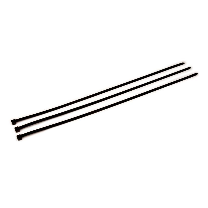 3M 7000031861 Heavy Duty Cable Tie, 36 in L 0.335 in W, Nylon 6/6, Black