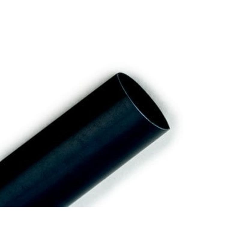 3M™ FP301-3/8-25'-Black-Reel Flexible Heat Shrink Tubing, 3/8 in ID Expanded, 0.187 in ID Recovered, 0.025 in THK Wall Recovered, 25 ft L, Polyolefin, Black