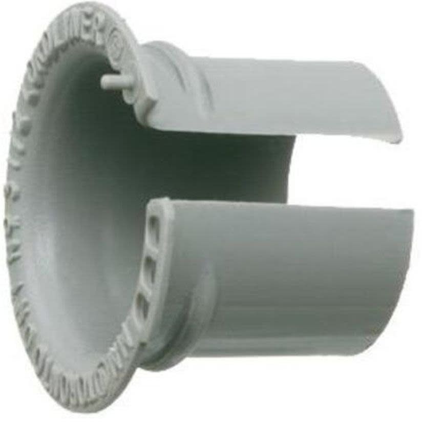 Arlington 4001 Adjustable Non-Metallic Conduit Throat Liner, 1/2 in Trade, Polypropylene