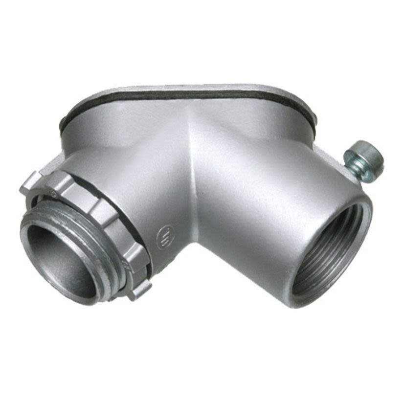 Arlington 9100 Combination Conduit Pulling Elbow With Cover and Gasket, 1/2 in Trade, 90 deg, Zinc