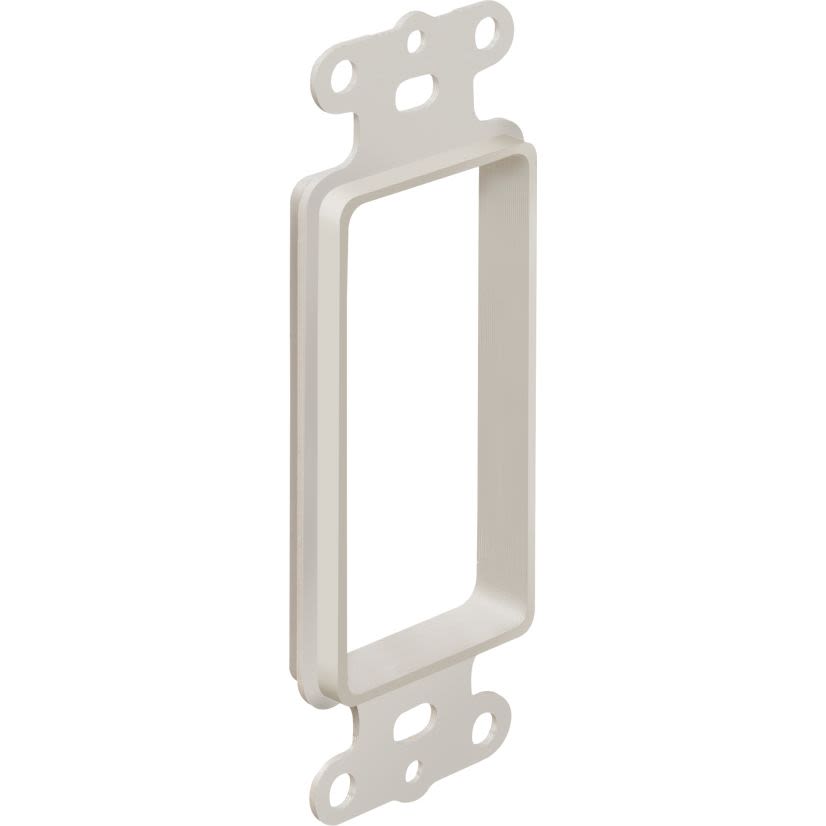 Arlington Scoop CED13 CE Series 1-Gang Low Voltage Reversible Cable Entrance Hood, For Use With Cable Management System, Fastened Mount, Plastic