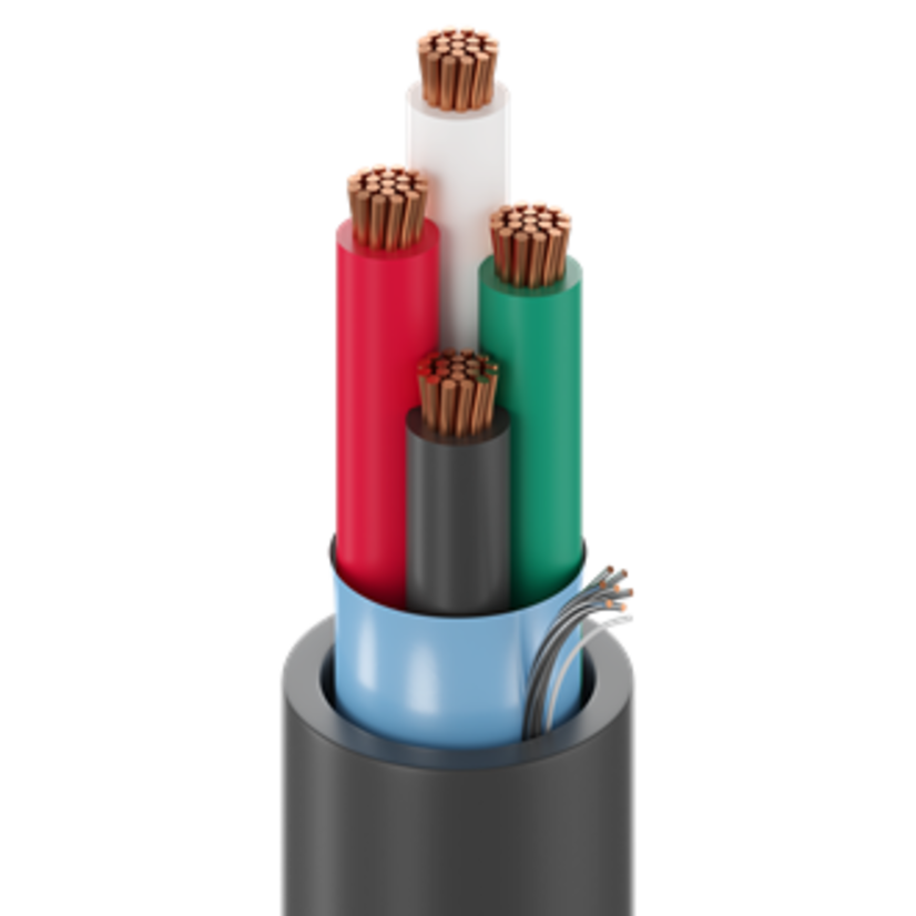 Belden® 5202FE 0081000 4 #16 PP FS FRPVC Gray