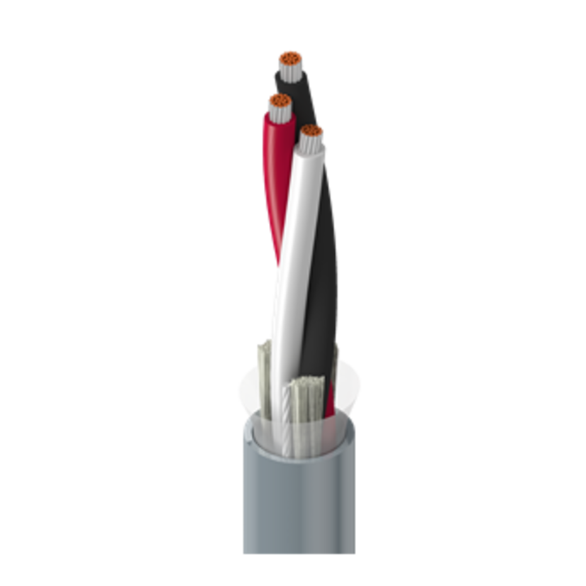 Belden® 9493-060U1000 3 #18 PVC PVC CHROME