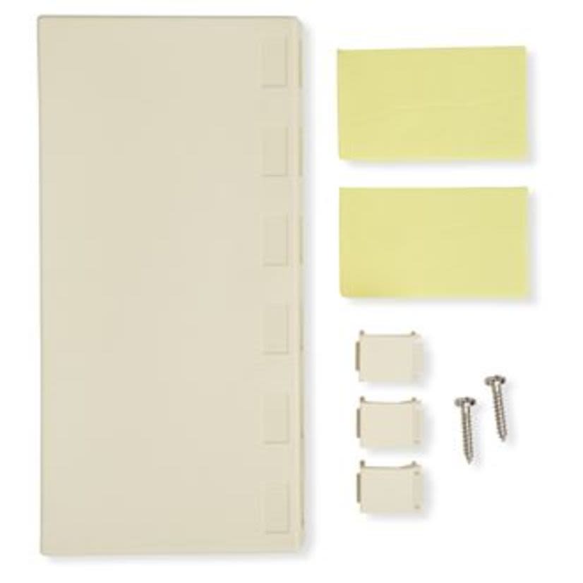 Belden AX102651 KeyConnect Style Side Entry Box With Shutter Door, For Use With Belden IBDN Systems 10GX, 4800, 3600, 2400 and 1200 Wall Plate, Surface Mount, Plastic