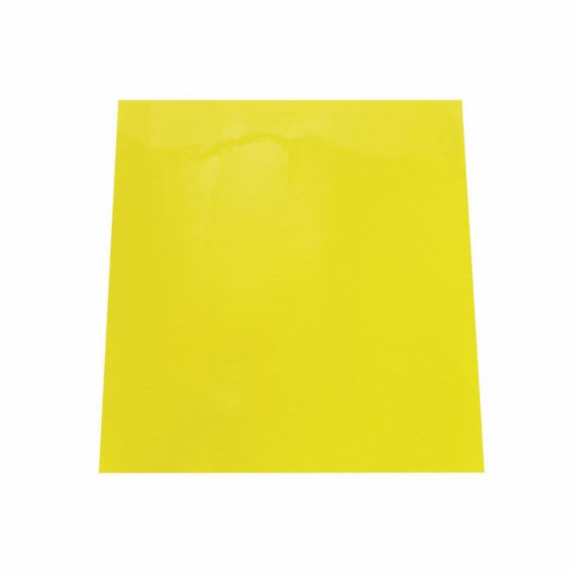 Brady 30699 Non-Reflective Rectangular Self-Adhesive Gauge Marking Label, 9 in W, Yellow, Polyester, 1 per Pack Labels