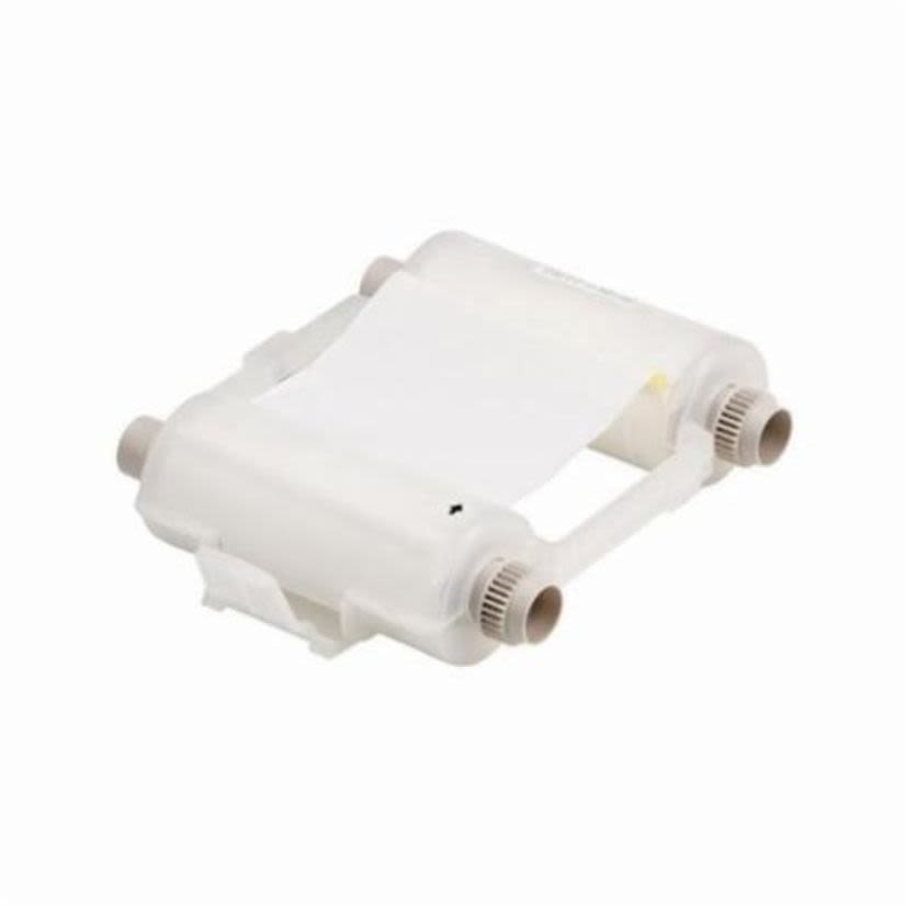 Brady 76741 R10000 1-Color Printer Ribbon, 200 ft L 4.11 in W, Resin, White