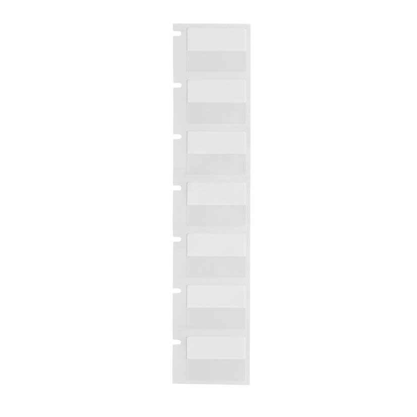 Brady A62-15-427 Rectangular Self-Laminating Printer Label, 3/4 in L x 1 in W, Blank Legend, Clear/White, B-427 Vinyl