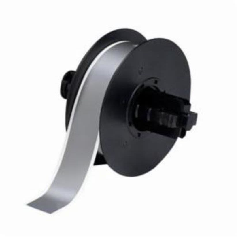 Brady B30C-2250-595-GY B30 Continuous Printer Label, 100 ft L 2-1/4 in W, Gray, B-595 Vinyl