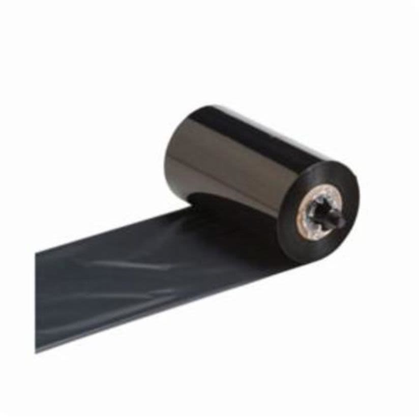 Brady IP-R6007 R6000 1-Color High Density Thermal Transfer Printer Ribbon, 984 ft L x 4.33 in W, Resin, Black