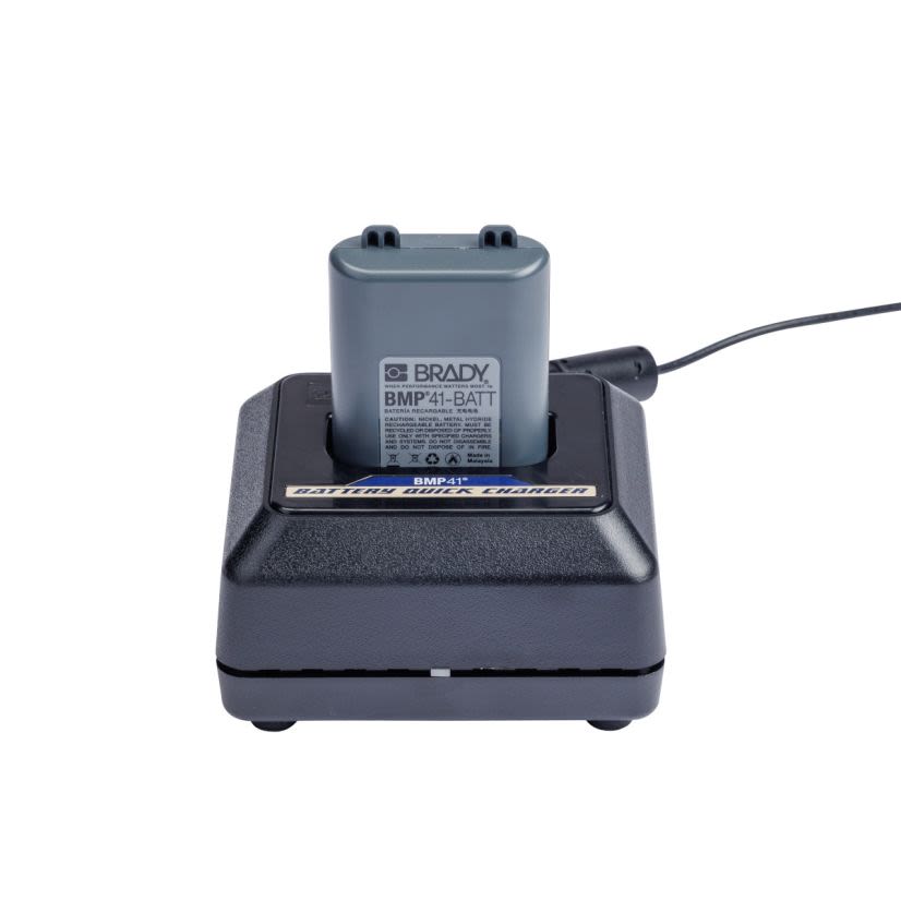 Brady M410-QC Quick Charger, 110 to 240 V, For Use With M410 Label Printer