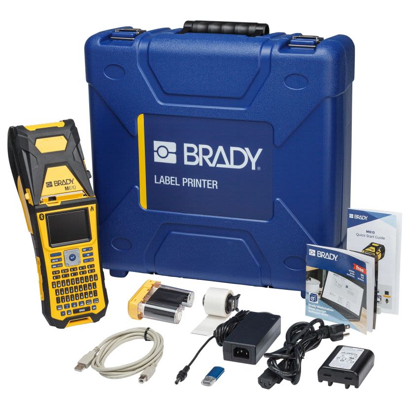 Brady M610-B-Kit Bluetooth Label Printer Accessory Kit