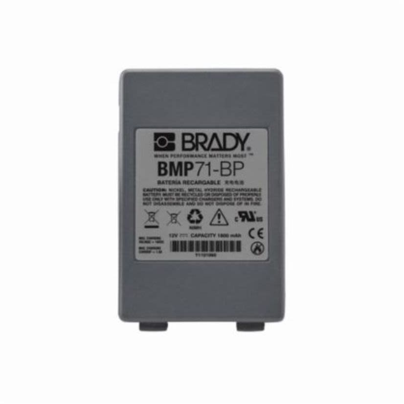 Brady® M71-BATT Rechargeable Universal Battery Pack, For Use With Brady® BMP®71 Label Printer