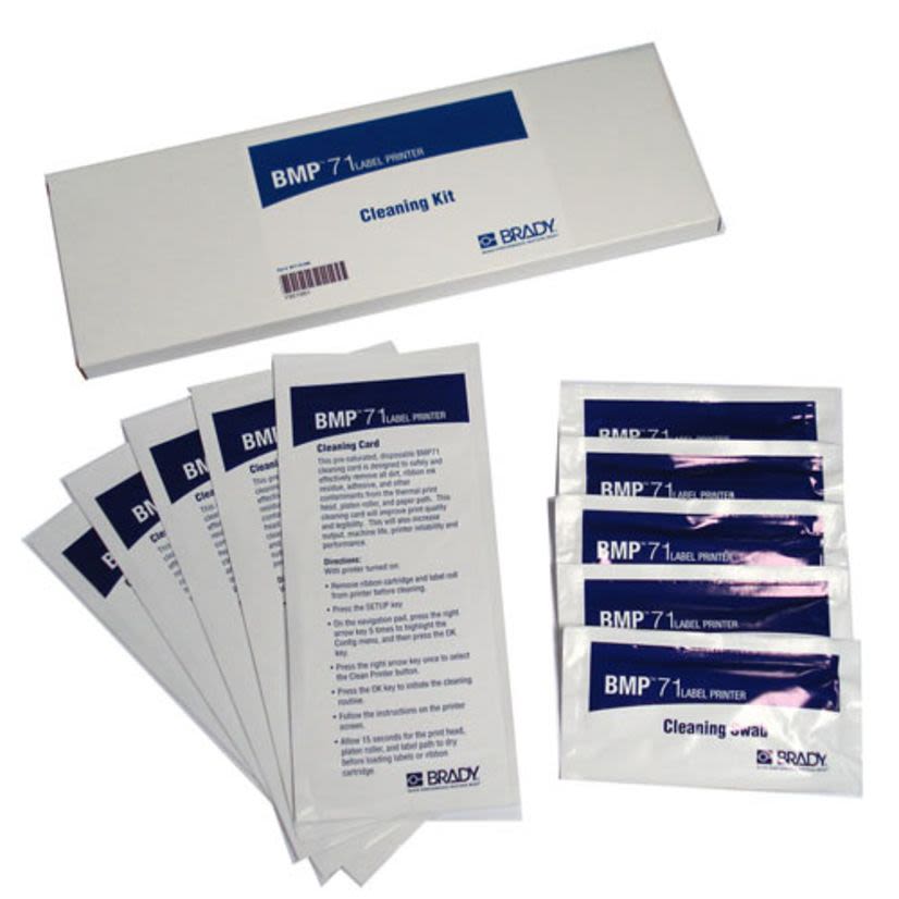 Brady M71-CLEAN Universal Cleaning Kit, For Use With BMP71 Label Printer