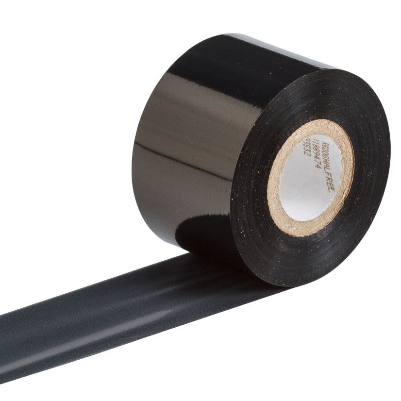 Brady R6006 R6000 1-Color High Density Printer Ribbon, 984 ft L x 1.57 in W, Resin, Black