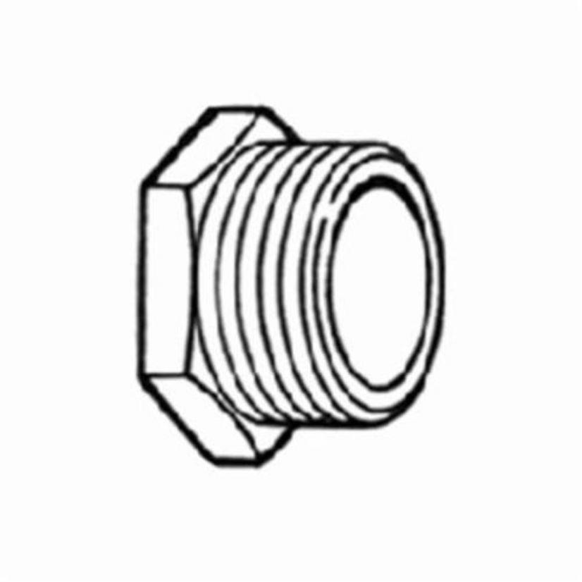 Bridgeport® 1103-DC Conduit Nipple, 3/4 in, For Use With Rigid and IMC Conduit, Die Cast Zinc, Ball Burnished/Mirror Smooth