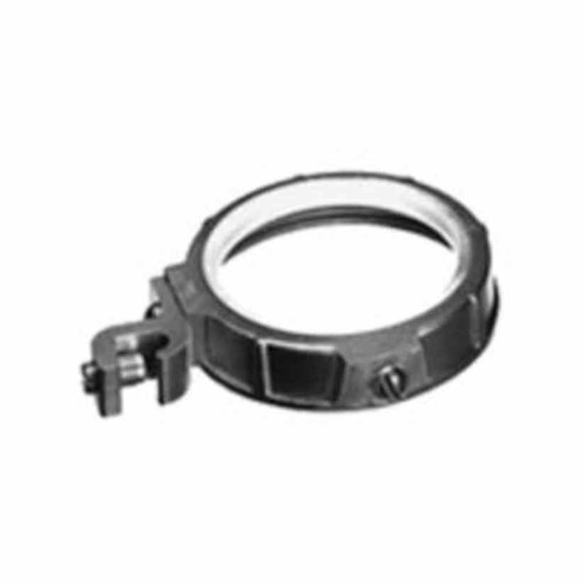 Bridgeport 383-DC Grounding Bushing, 14 to 4 AWG AC Cable, 1 in Trade, Die-Cast Zinc, Ball Burnished/Mirror Smooth/Electro-Plated Tin