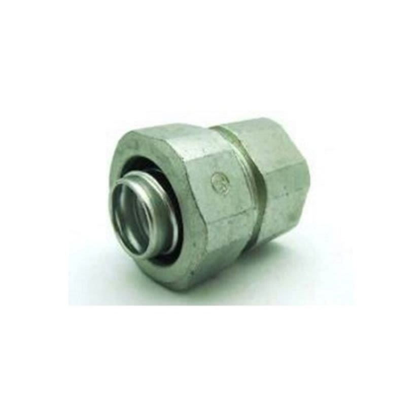 Bridgeport® 4369-LT Transition Coupling, Rigid/IMC (1/2 Inch) Conduit to Liquidtight FMC (3/8 Inch), NPT Threads