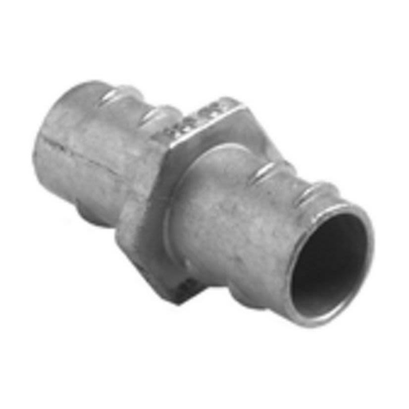 Bridgeport 530-DC Screw-In Conduit Coupling, 1/2 in, For Use With Flexible Metal Conduit, Die Cast Zinc, Ball Burnished/Mirror Smooth