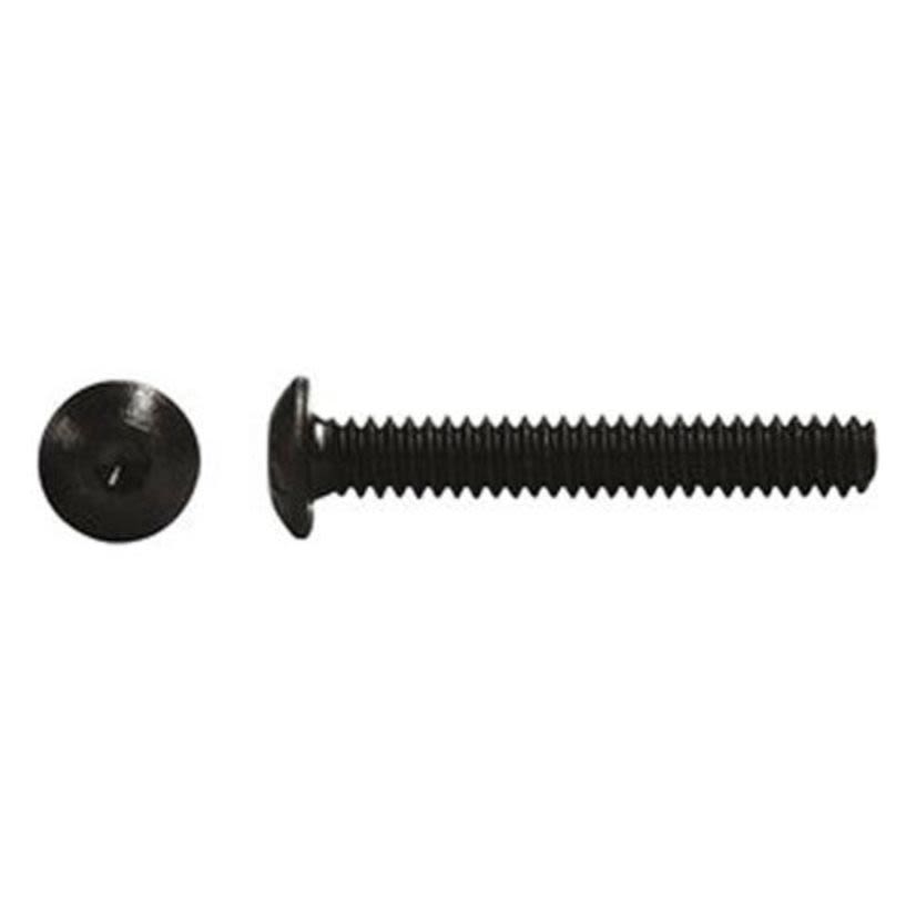 Brighton-Best 201028 Button Socket Cap Screw, #8-32, 3/8 in L, Imperial, 3A Grade, Alloy Steel