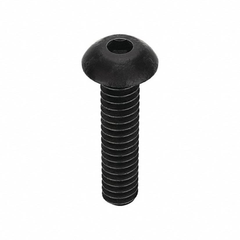 Brighton-Best 201063 Button Socket Cap Screw, #10-24, 7/8 in L, Imperial, 3A Grade, Alloy Steel