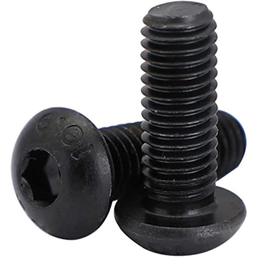 Brighton-Best 201225-PR 1/4IN-20X2 1/4IN BUTTON SOCKET CAPS COARSE ALLOY THERMAL BLACK OXIDE 100/PKG
