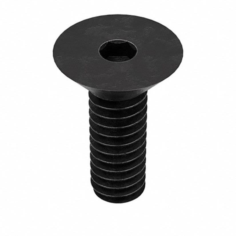 Brighton-Best 211107 Flat Socket Cap Screw, 1/4-20, 5/8 in L, Imperial, 3A Grade, Alloy Steel