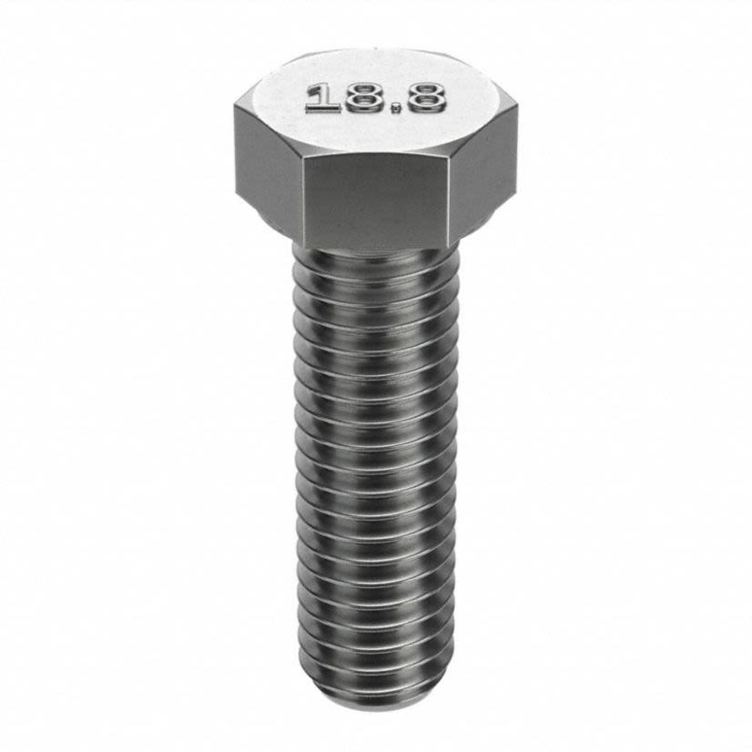 Brighton-Best 400140 Fully Threaded Cap Screw, 3/8-16, 1-1/4 in L, A2 (18-8) Grade, Imperial, Stainless Steel