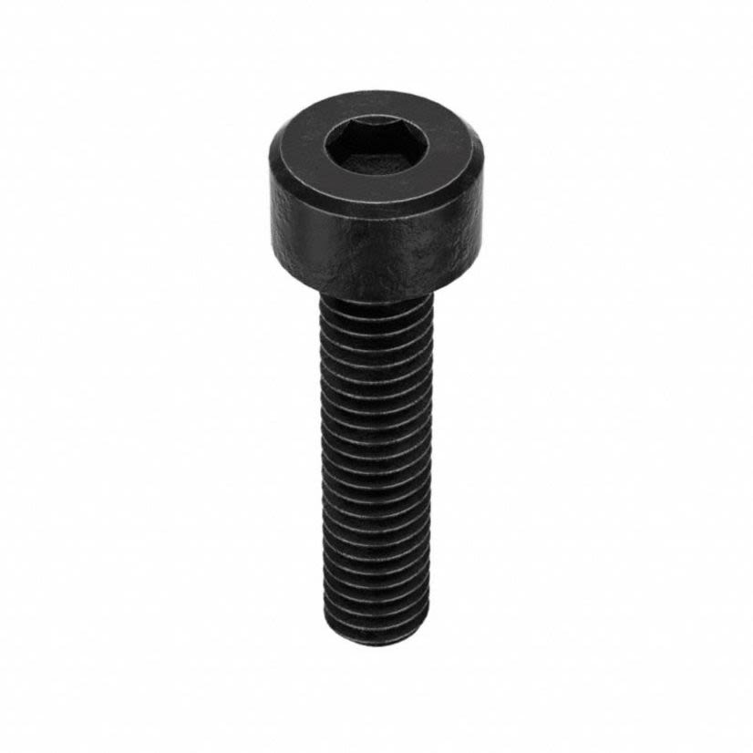 Brighton-Best 532029 Fully Threaded Round Socket Cap Screw, M4x0.7, 18 mm L, Metric, 12.9 Grade, Alloy Steel