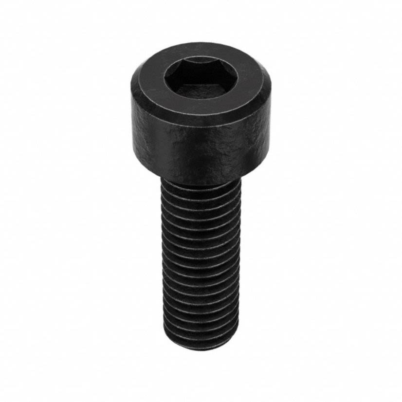 Brighton-Best 532114 Fully Threaded Round Socket Cap Screw, M8x1.25, 25 mm L, Metric, 12.9 Grade, Alloy Steel