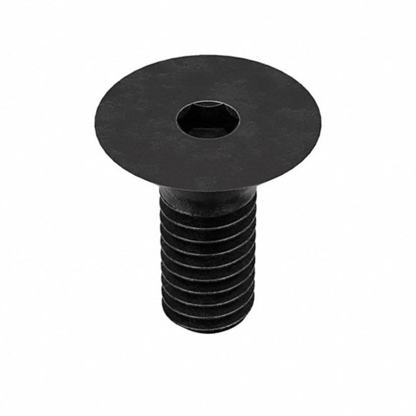 Brighton-Best 534022 Fully Threaded Flat Socket Cap Screw, M4x0.7, 8 mm L, Metric, 12.9 Grade, Alloy Steel