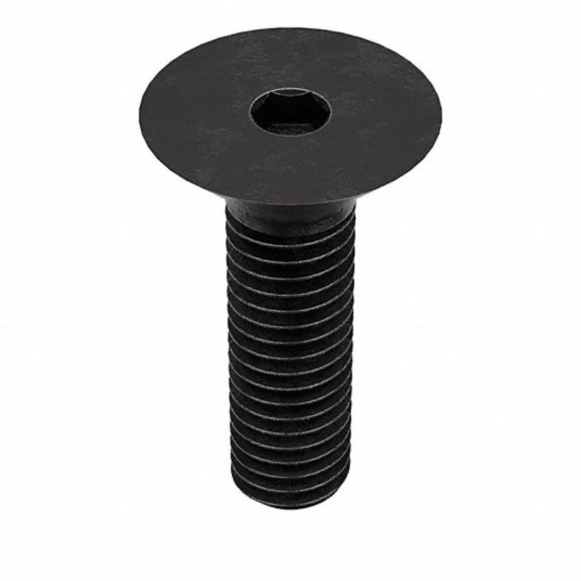 Brighton-Best 534054 Flat Countersunk Fully Threaded Socket Cap Screw, M5x0.8, 16 mm L, Metric, 12.9 Grade, Alloy Steel