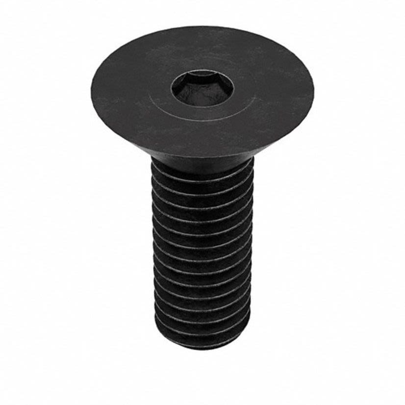 Brighton-Best 721114 Semi-Standard Flat Socket Cap Screw, #10-24, 7/8 in L, Imperial, 3A Grade, Alloy Steel