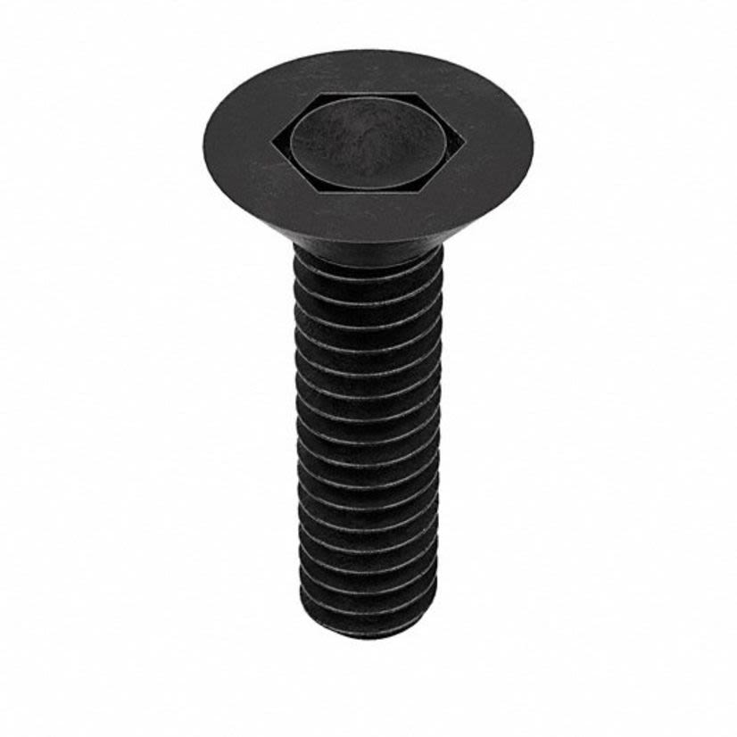 Brighton-Best 721140 Semi-Standard Flat Socket Cap Screw, 1/4-20, 7/8 in L, Imperial, 3A Grade, Alloy Steel