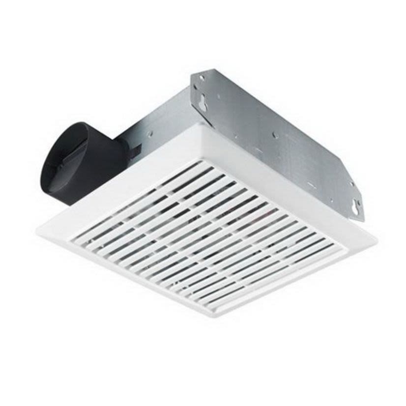 NuTone 695 Economy Standard Bathroom Ventilation Fan, 70 cfm, 3 in Dia Duct, 115 V AC, 1.2 A, 6 sones, Domestic