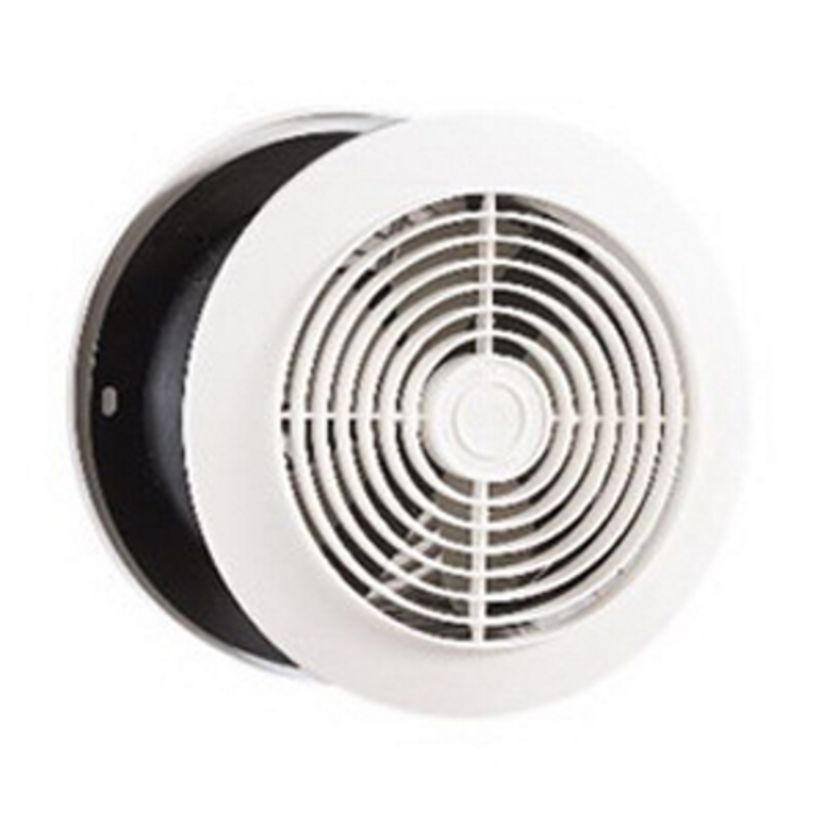 Broan 512 Room to Room Utility Ventilation Fan, 90 cfm, 6 in Dia Duct, 120 V AC, 0.7 A, Domestic